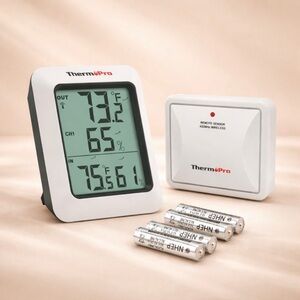 ThermoPro Indoor Outdoor Wireless Digital Thermometer and Hygrometer TP-60S